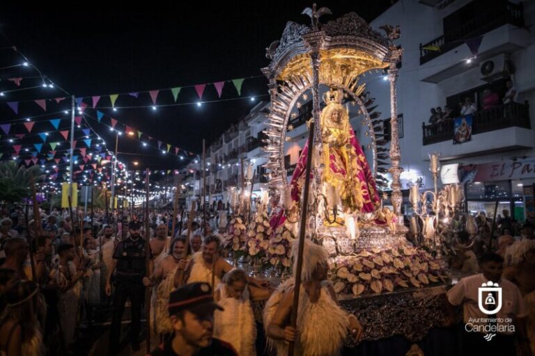 Televisión Canaria retransmitirá los principales actos de las Fiestas de Candelaria 2025