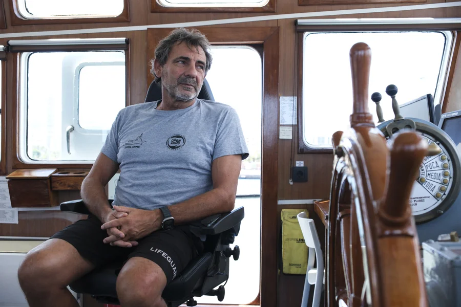 El director y fundador de Open Arms, Óscar Camps