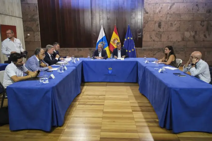 Europarlamentarios en Canarias migración