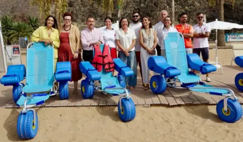 Santa Cruz de Tenerife refuerza su Servicio de Baño Adaptado