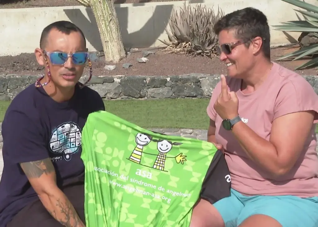 Celebran una carrera solidaria en Fuerteventura para visibilizar el síndrome de Angelman