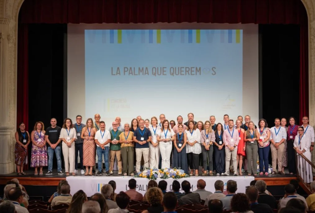 Nieves Lady Barreto, reelegida secretaria general de Coalición Canaria La Palma. Imagen del congreso. CC