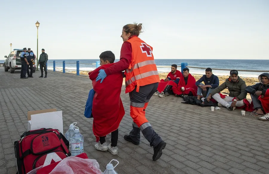 Derivación de menores migrantes no acompañados. Imagen de recurso EFE