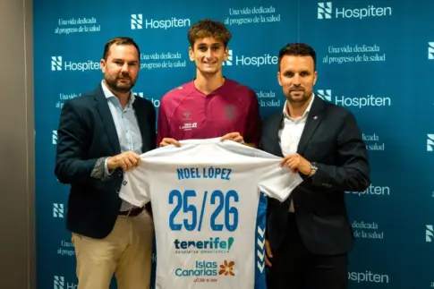 Noel López, nuevo fichaje del CD Tenerife: «El estreno en casa fue soñado, salió redondo»