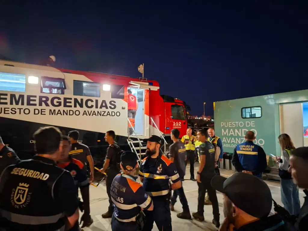 Primer simulacro de erupción volcánica en Tenerife
