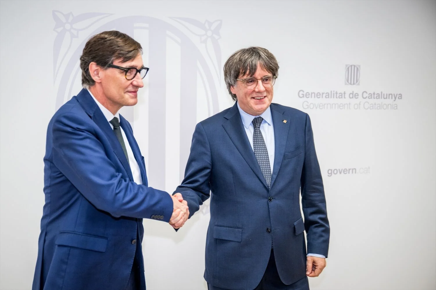 Illa y Puigdemont mantienen una reunión de hora y media sobre la que no ha trascendido detalles