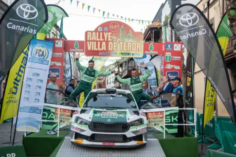 Doble podio de Sports & You Canarias en el Rallye Villa de Teror 2025
