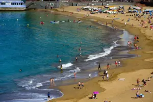 Playa de Las Canteras. Imagen Ayuntamiento de Las Palmas de Gran Canaria
