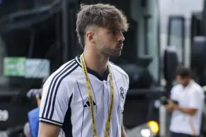 El jugador del Real Madrid, Sergio Asencio. Imagen EFE