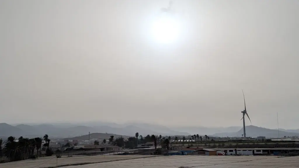 El viento alisio va a ir desplazando la calima y traerá un descenso moderado de las temperaturas que se apreciará a partir del martes