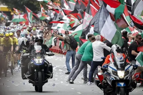 En libertad los tres detenidos en la etapa de la Vuelta en Bilbao