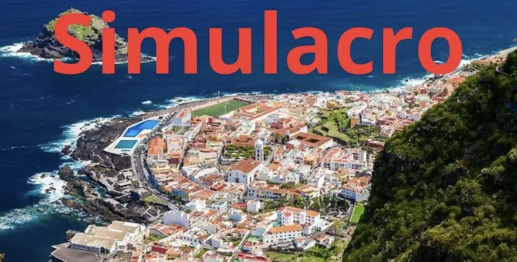 Simulacro de erupción volcánica en Tenerife / 25 septiembre 2025