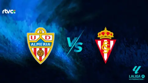UD Almería vs Real Sporting: horario, alineaciones y minuto a minuto en directo hoy | LaLiga Hypermotion 25-26