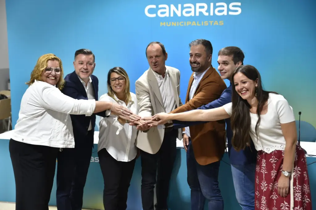 Rueda de prensa de la incorporación de CIUCA en Municipalistas Primero Canarias