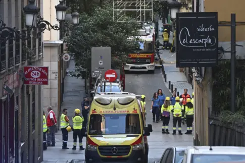 Encuentran los cuerpos de los cuatro desaparecidos en el derrumbe del edificio en Madrid