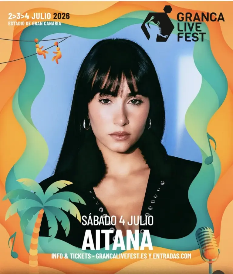 Aitana actuará en el Granca Live Fest 2026