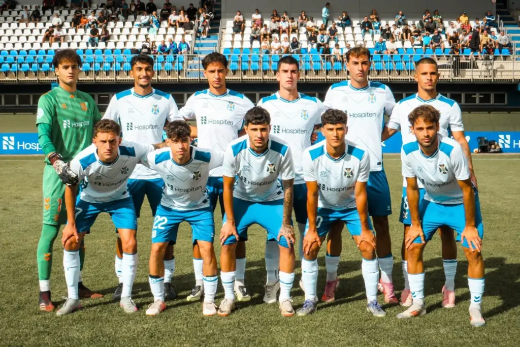 Formación del CD Tenerife B de este domingo frente a la UD Socuéllamos CF