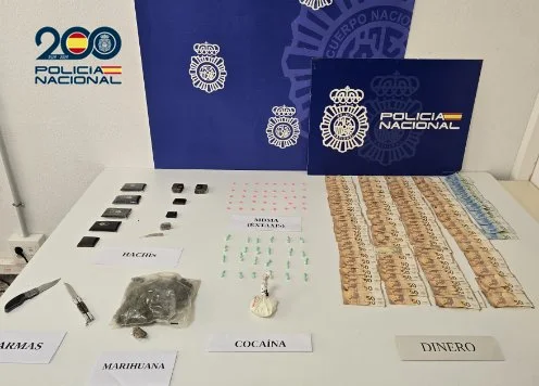 Desmantelan un punto de venta de drogas en La Laguna | Policía Nacional