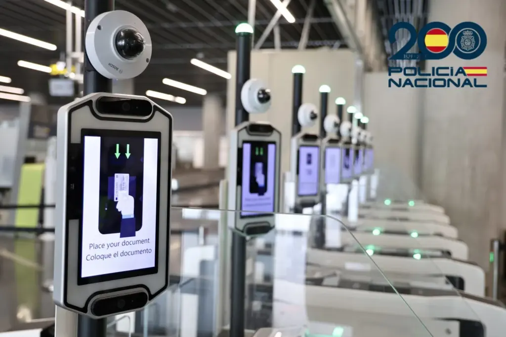 Dispositivos Entry/Exit System (EES) instalados en el Aeropuerto de Gran Canaria