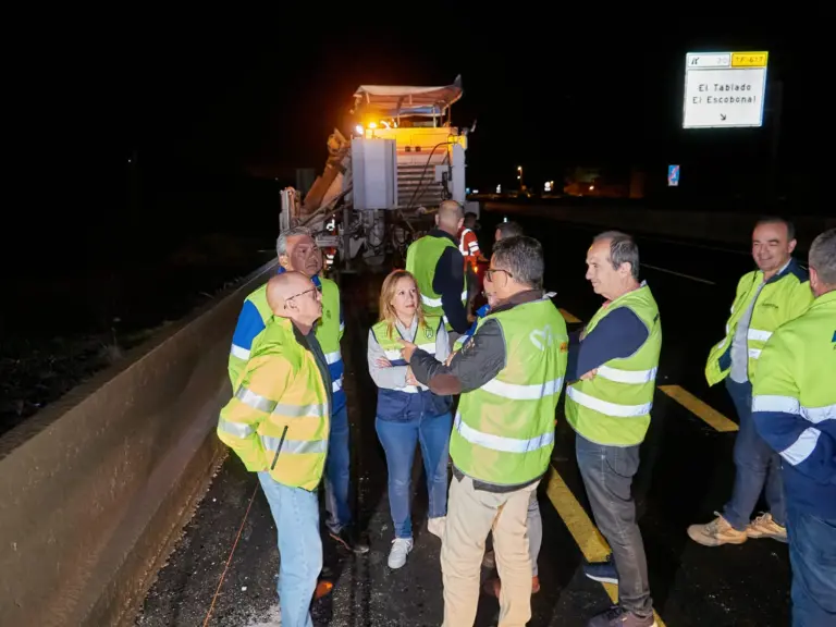 Finalizan las obras de asfaltado de la TF-1 en el tramo entre Arico, Fasnia y Güímar