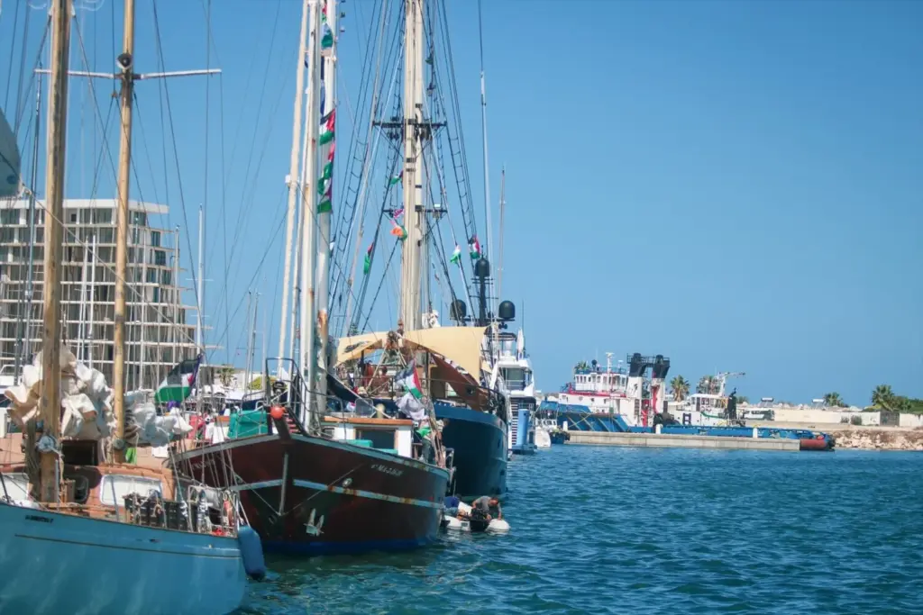 Embarcaciones de la Global Sumud Flotilla en el puerto de Bizerta, en Túnez (archivo)- Europa Press/Contacto/Hasan Mrad
