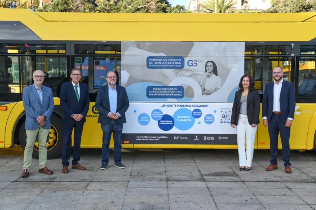 Guaguas Municipales promociona en un vehículo el servicio