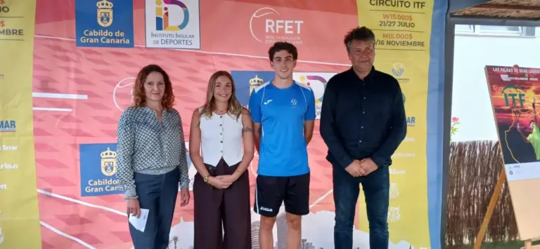 La presentación del I ITF M15 Las Palmas de Gran Canaria