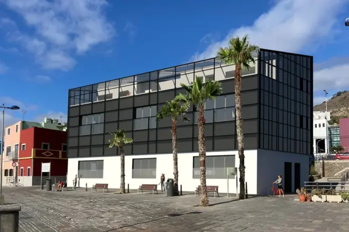 Infografía que recrea el resultado final de la rehabilitación del edificio Cachalote.