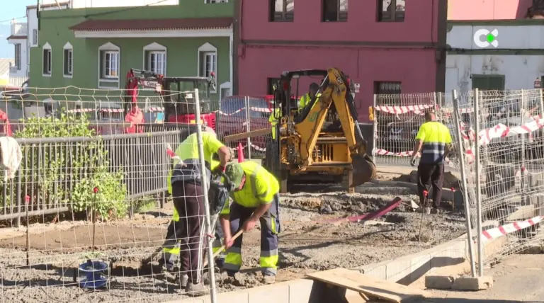 Las obras en carreteras agravan los problemas de movilidad en Los Realejos