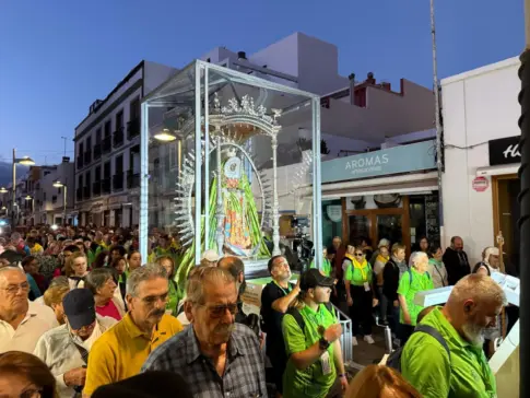 Imágenes de la peregrinación de la Virgen de Candelaria