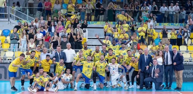 El CV Guaguas consigue el acceso a la segunda ronda previa de la Liga de Campeones CEV tras endosar un 3-0 al MÁV Elöre Foxconn