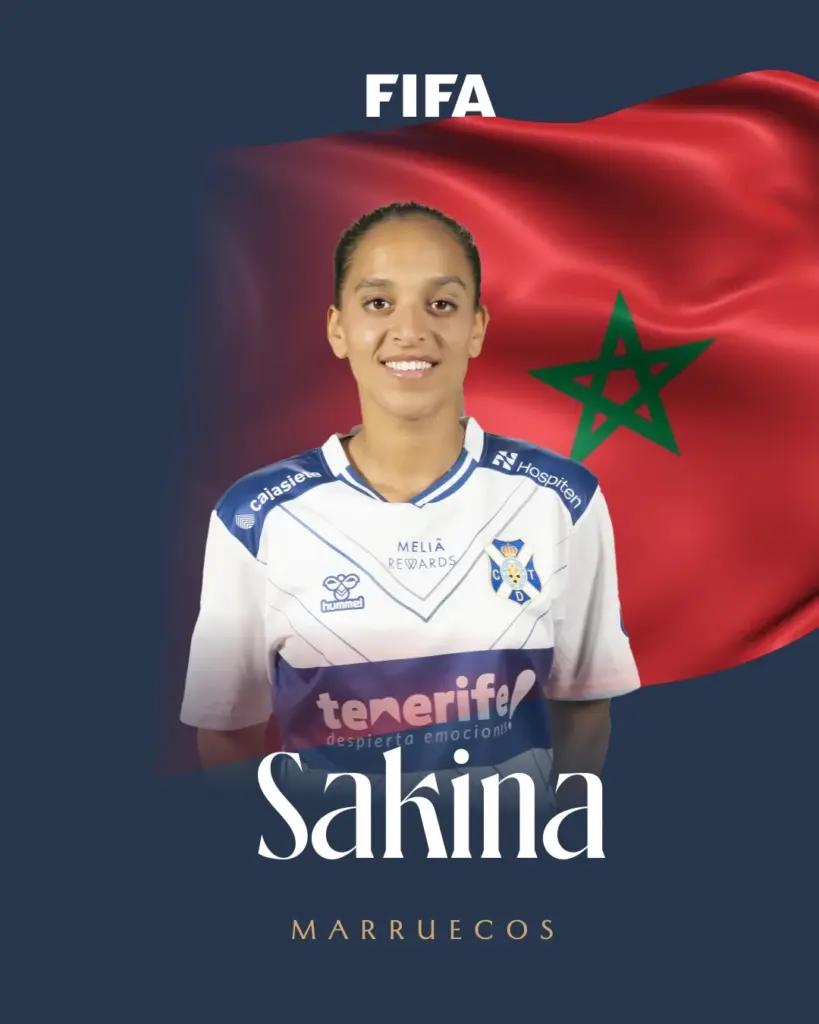 Sakina Ouzraoui jugadora del CD Tenerife Femenino