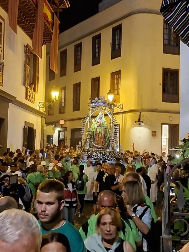La Virgen de Candelaria llega a la Iglesia Matriz de Nuestra Señora de la Concepción