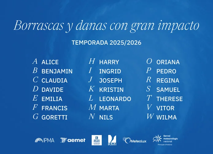 Las danas más adversas tendrán nombre propio7 octubre 2025