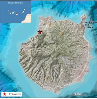 Dos terremotos despiertan a Agaete de madrugada
