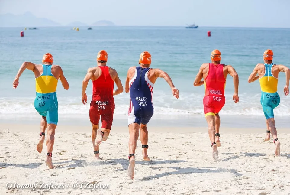 Triatlón en el que participó Vicente Hernández