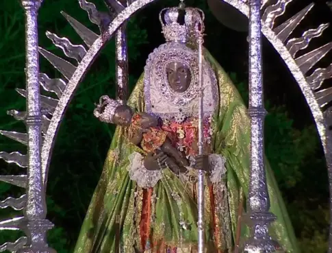Imágenes de la peregrinación de la Virgen de Candelaria