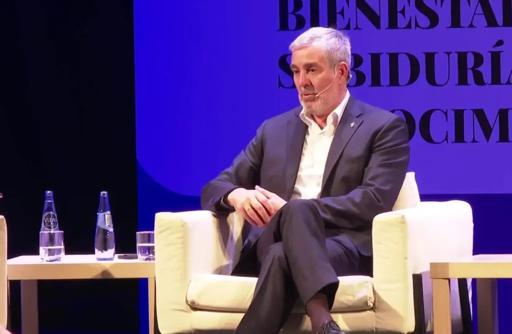 Fernando Clavijo durante su intervención en el Congreso Bienestar, Sabiduría y Conocimiento celebrado en Córdoba