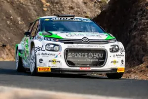 Yeray Lemes-Aitor Cambeiro fueron finalmente los vencedores del 52º Rallye de Maspalomas con el Citroen C3 Rally2