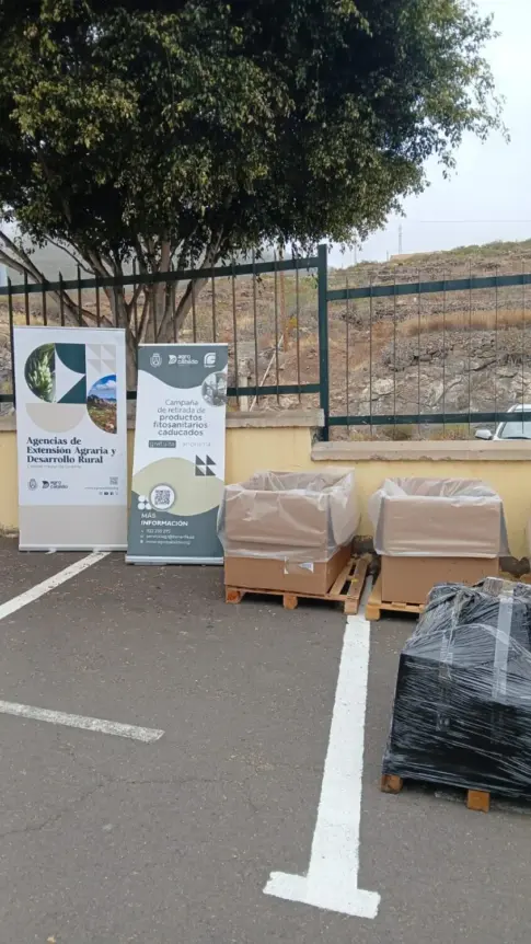 El Cabildo de Tenerife recoge más de 8.000 kilos durante la campaña de retirada de residuos de productos fitosanitarios