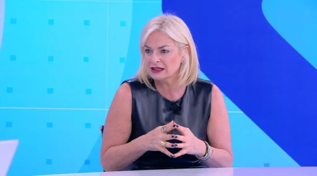 La consejera de Sanidad regional, Esther Monzón, durante su entrevista en el programa Buenos días Canarias.