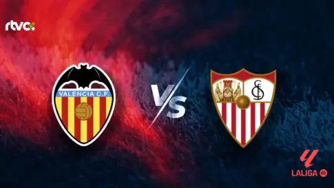 Valencia CF vs Sevilla FC: horario, alineaciones y minuto a minuto | LaLiga EA Sports 25-26