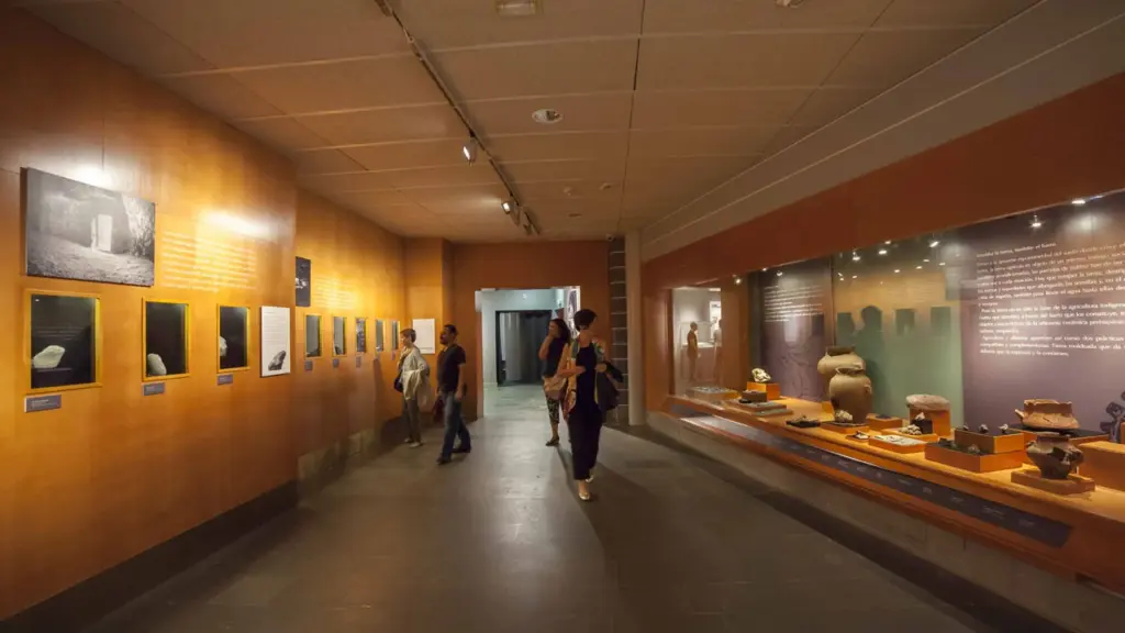 Las salas expostivas del Museo de la Cueva Pintada de Gáldar