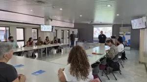 Momento de la jornada sobre la comunicación de malas noticias celebrada en el Hospital Doctor Negrín