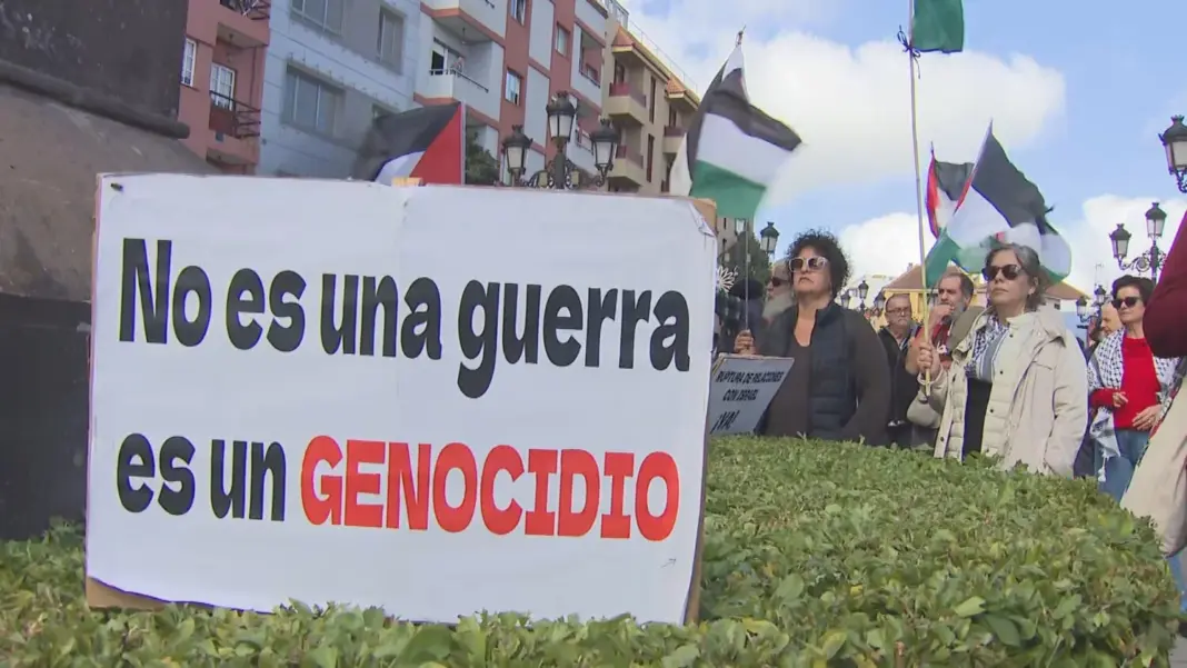 Este sábado las movilizaciones han hecho referencia a una 'Tregua Ficticia' y reclaman el embargo real de armas