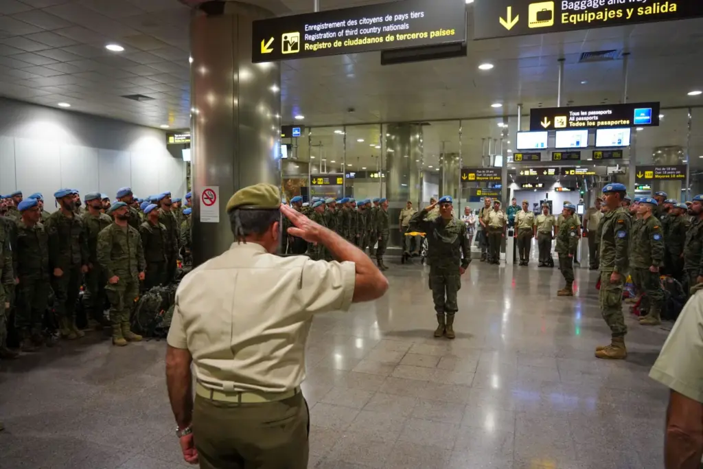 Se completa el regreso de la Brigada Líbano XLIII. Ministerio de Defensa.