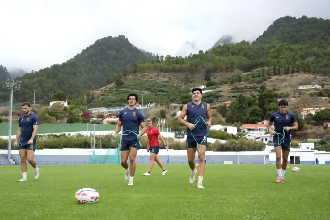Los Rugby Seven ultiman en La Palma su preparación para las Series Mundiales