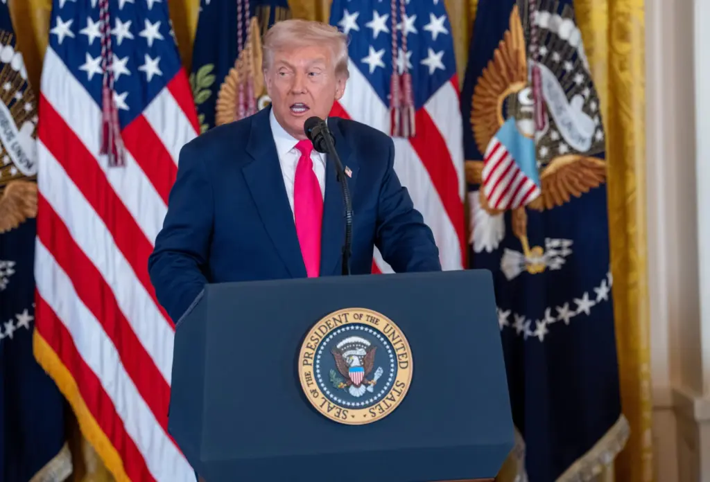 Trump: "No puedo decirles de qué se trata, pero hicimos muchos progresos con Venezuela en términos de detener la entrada de drogas"