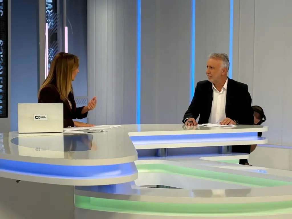 Ángel Víctor Torres en la entrevista en Buenos Días Canarias