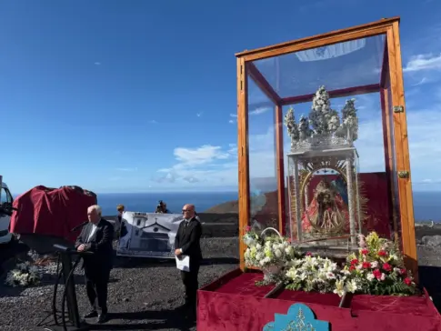 La Virgen de las Nieves llega a Todoque